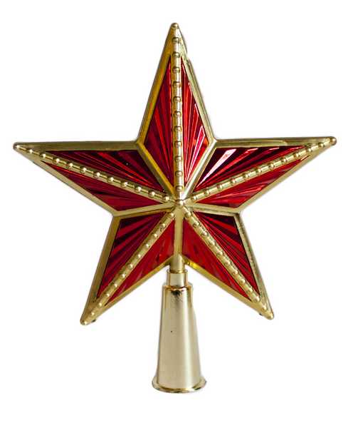 Украшение верхушка елки ЗВЕЗДА 17см