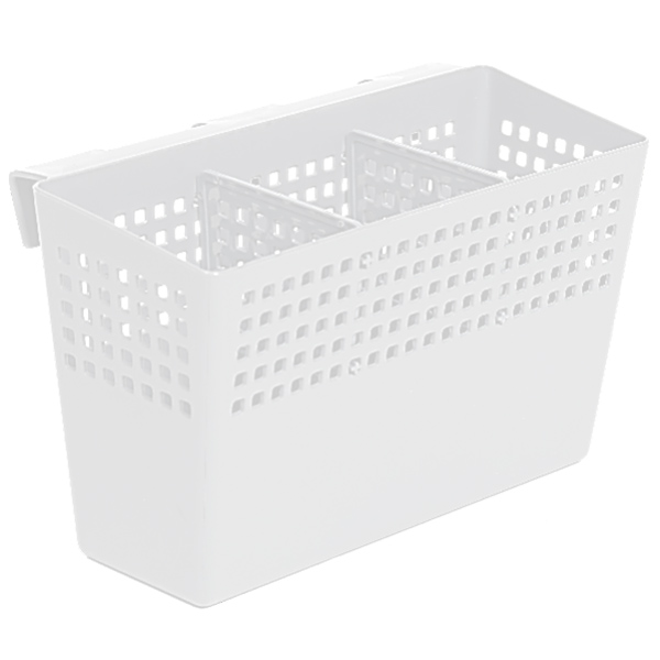 Органайзер "Лофт" навесной 110х235х140мм (белый) (то)