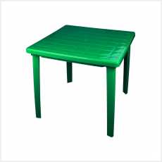 Стол квадратный (800х800х740)(зеленый)