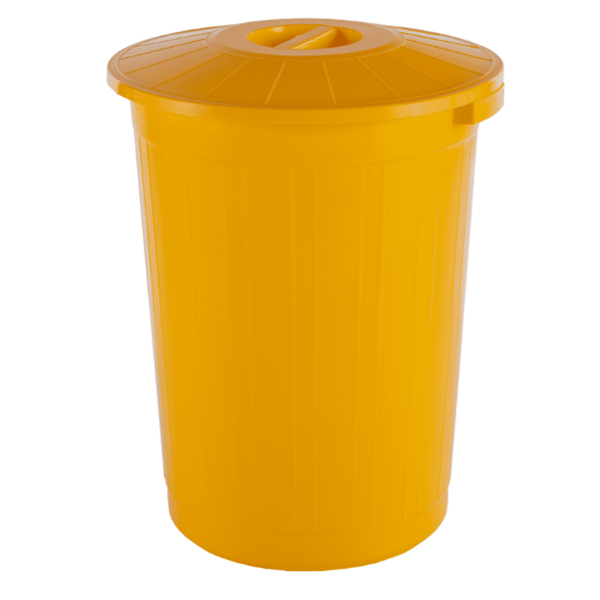 Бак 60л с крышкой (желтый)