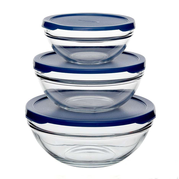 Набор салатников с пласт.кр. Шефс 3 шт.(d=200,172,140мм)