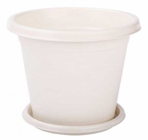 Горшок цветочный 3л (белый)(то)