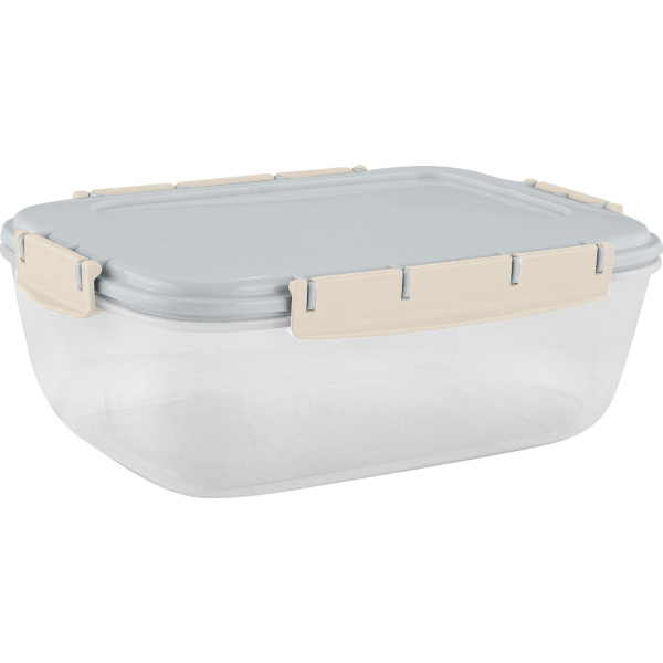 Контейнер д/продуктов Barberry 1,8л герм.прямоуг. трюфель (то)