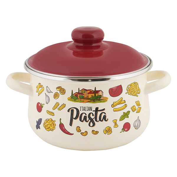Кастрюля эмал конич Pasta ITALIAN 2,0л ТМ Appetite