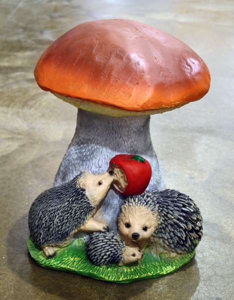 Гриб белый/подосиновик с ежами и яблоком 