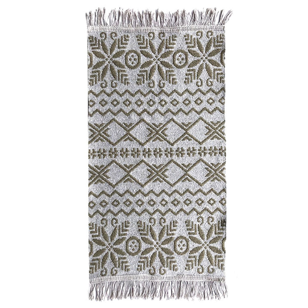 Коврик Kilim Usak из хлопка 60х90 коричневый-бежевый, Турция