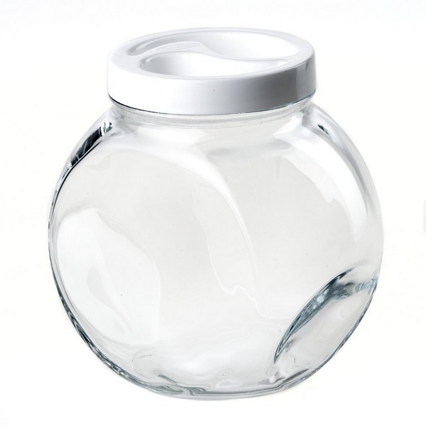 Банка БЕЛЛА с белой пласт. крышкой 2140мл