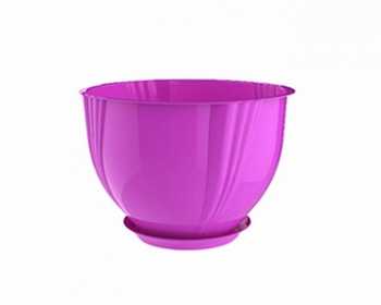 Кашпо Diana 5 л с поддоном (фуксия) (то)