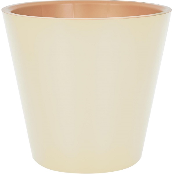 Горшок для цветов London D190мм, 3,3л сливочный