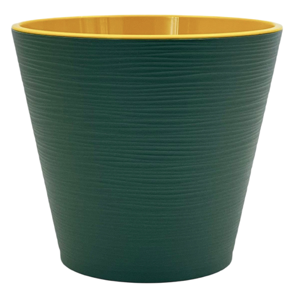 Горшок Конус 1,3л с вкладкой Нефрит