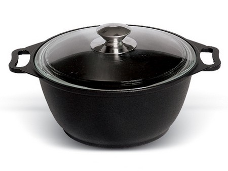 Кастрюля 2л со стеклянной крышкой АП