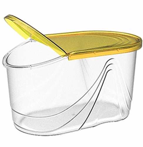 Емкость для сыпучих продуктов Wave 1 л (лимон)(то)