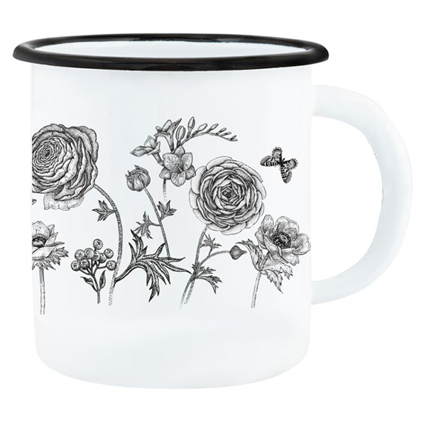 Кружка эмал Je t’aime 1,0л ТМ Appetite