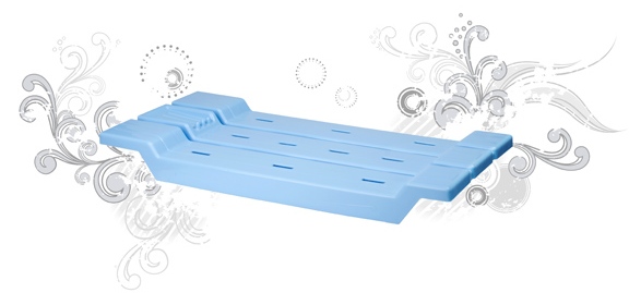 Сидение для ванной (светло-голубой)