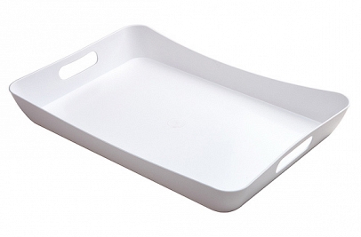 Поднос "Рондо" (снежно-белый) (то)