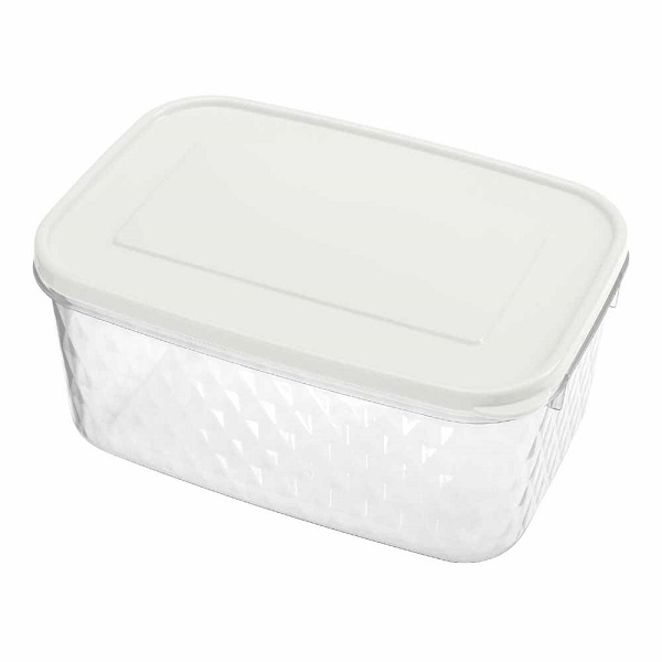 Контейнер для замораживания и хранения продуктов "КРИСТАЛЛ" 1,3л (белый) (то)