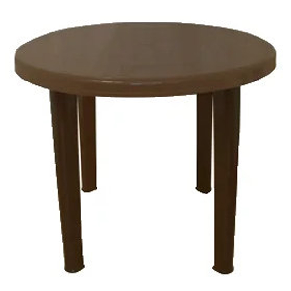 Стол круглый d 900 мм коричневый