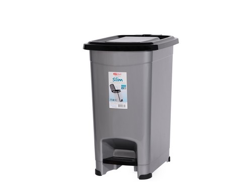 Контейнер для мусора с педалью "Slim" 10л