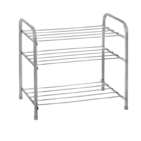 Этажерка для обуви "Эконом" проволока (серый)(хпп) (то)