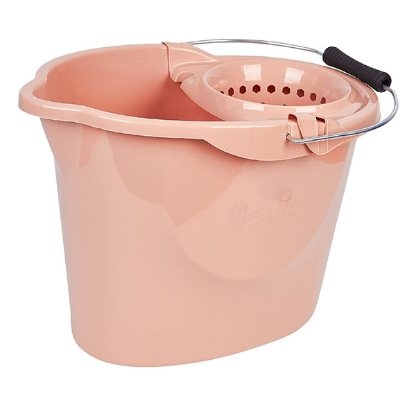 Ведро 12л МОП Vogue с отжимом бежевый