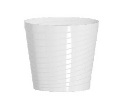 Горшок "Верона", D19, без поддона 3,8л белый (то)