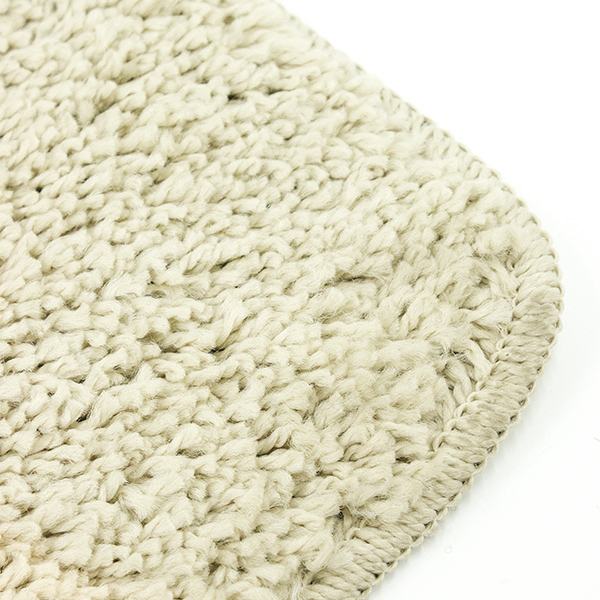 Комплект ковриков ALYA  из п/п из 2 шт 60х100 и 50х60,  кремовый, Турция