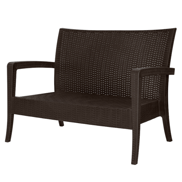 Диван RATTAN Ola Dom 1280х770х890мм (коричневый)