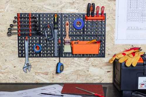 Панель инструментальная "Blocker Expert" большая (черный/оранжевый) (то)