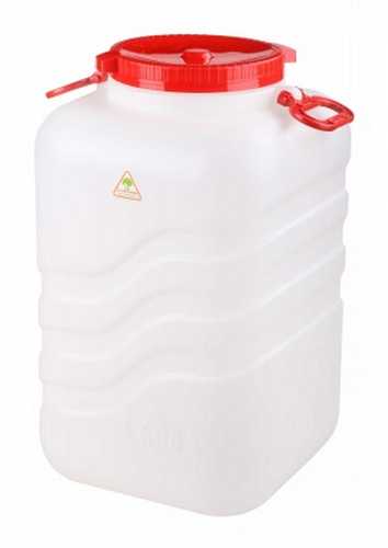 Канистра-бочка 60л с навесными ручками "Волна" (то)
