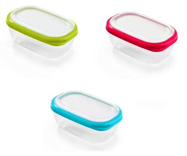 Контейнер для СВЧ 0,5л ПРЕМИУМ прямоугольный