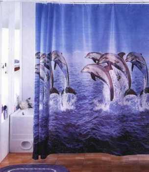 Штора для в/комнаты "SHOWER CURTAIN", 180x180см, ПВХ, арт. 963, Тайвань