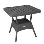 Стол квадратный RATTAN Ola Dom 785х795х225 мм (антрацит)