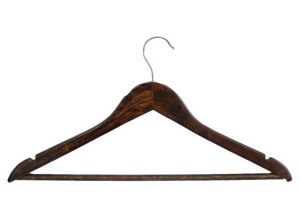 Вешалка деревянная, крашенная, 44см