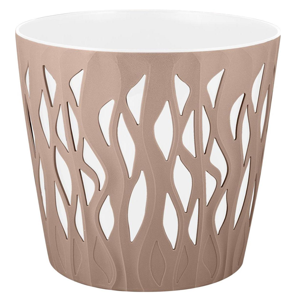 Горшок для цветов Winds D340мм 20л c дренажной вставкой 18,7л французский платан (то)