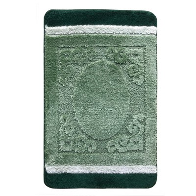 Коврик  из полипропилена на латексной основе,  "L'CADESI HIGH MONO", 60х100см, Рrestige зеленый, Тур