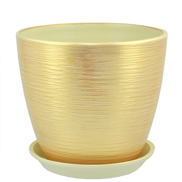 Горшок Перламутр бутон персик 18см (РС 57/3)