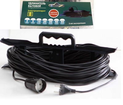 Удлинитель на рамке одноместный ПВС-ВП 2х0,75 10 м