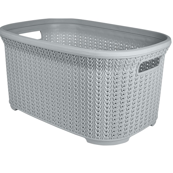 Корзина для хранения Melange 35л серый шторм (то)