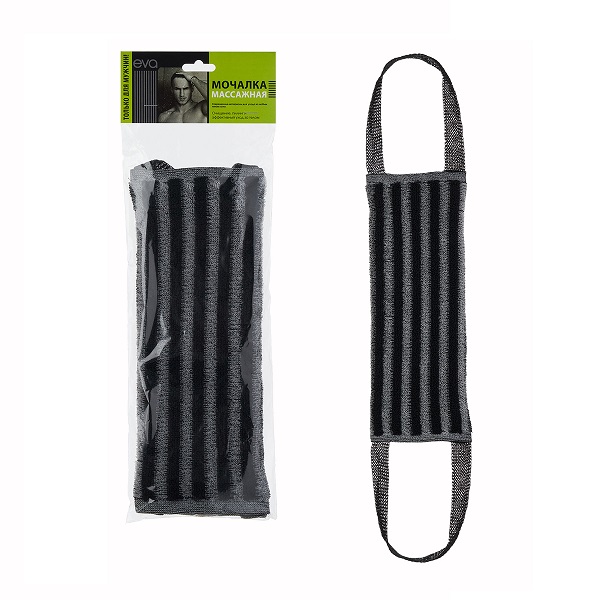 Мочалка д/тела "German Quality" Mens длинная ПЭ, поролон 36х12см