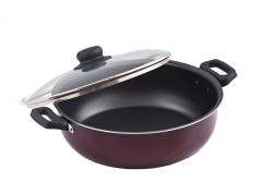 Жаровня ЭКСПЕРТ D-260мм, стеклянная крышка