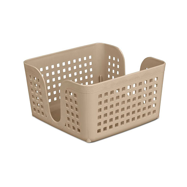 Салфетница "Лофт" 15 см квадратная (латте) (то)