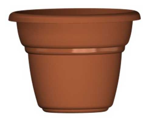 Горшок "Милано", D19, с поддоном 2л терракотовый (то)