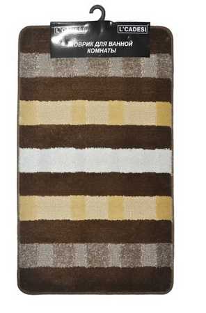 Коврик  MARATHON из пропилен. 50*80см Safari  коричневый