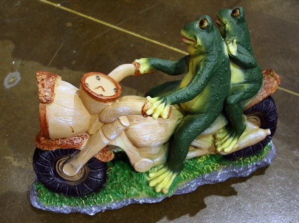 Лягушки на мотоцикле