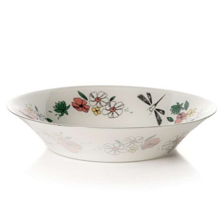 Тарелка глубокая упроч.Pasabahce Баттерфлайс 220 мм 4цв.(рис.28460)