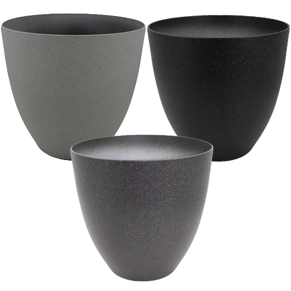 Кашпо пластиковое ЗАТМЕНИЕ Ø-42см h-39см