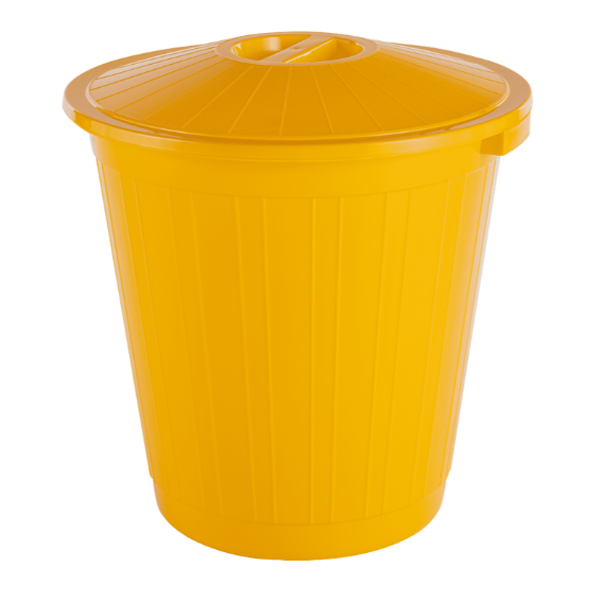 Бак 70л с крышкой (желтый)