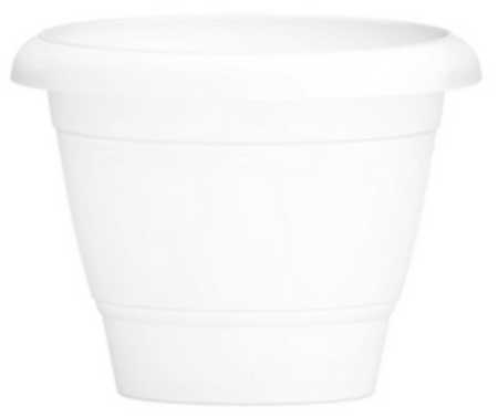 Горшок "Фестона", D17, с поддоном 1,6л прозрачный (то)