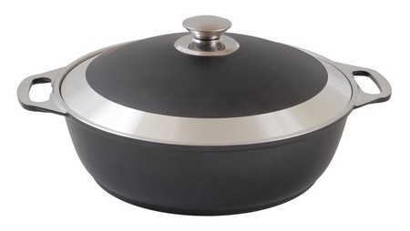 Кастрюля-жаровня 4л ДП (черный)