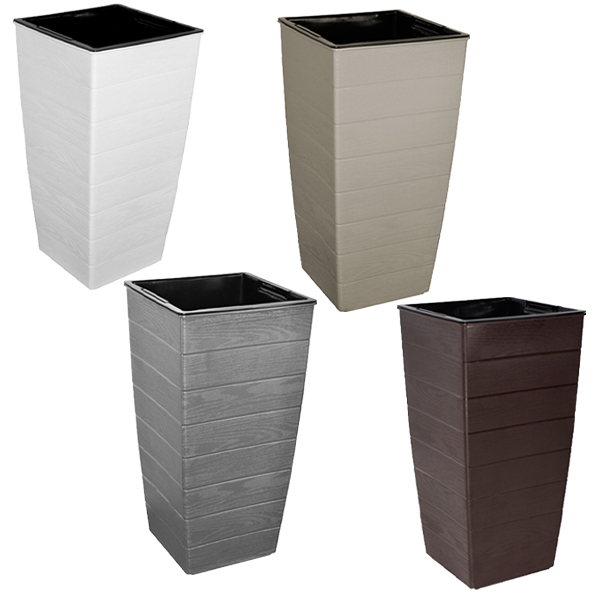 Кашпо "Карелия" 285х285х560 с горшком 15л